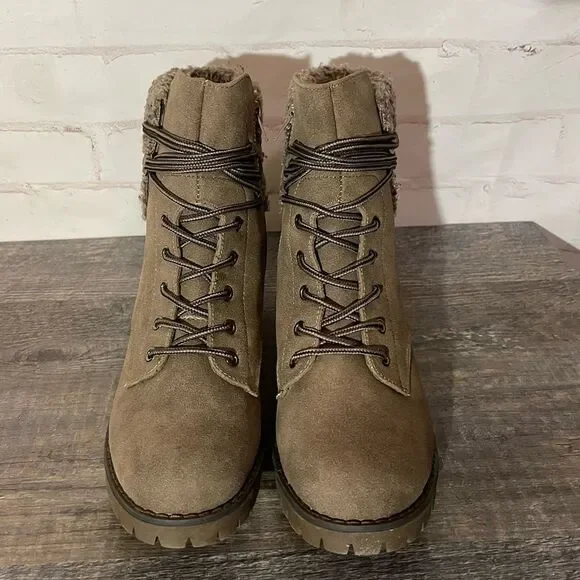 Taupe Olivia Boot by Very G - Picture 2 of 6